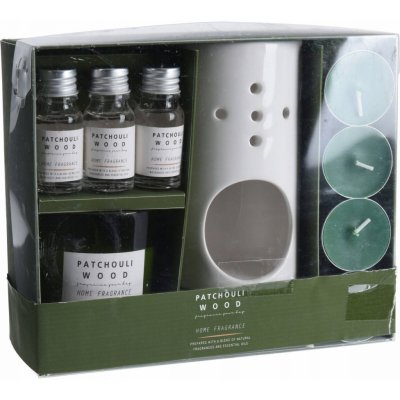 Morex Keramická souprava aroma lampa Santalové dřevo 9 ks – Zboží Dáma