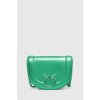 Kabelka Pinko kožená kabelka zelená 101510 A1JG 101510.A1JG