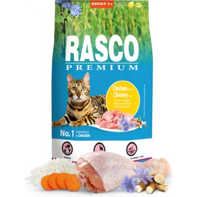 Rasco Premium Cat Adult Chicken Chicori Root 7,5 kg – Hledejceny.cz