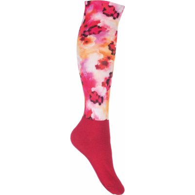 HKM Podkolenky jezdecké Essentials red pink – Sleviste.cz