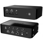 i-tec Thunderbolt5 Quattro Display Docking Station, 5x USB, 2.5 GLAN + Power Delivery 140W TB5QUATTRODOCKPD – Zboží Živě