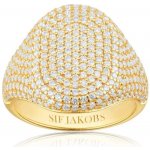 Sif Jakobs pozlacený prsten s kubickými zirkony Capizzi SJ R42240 CZ YG – Hledejceny.cz