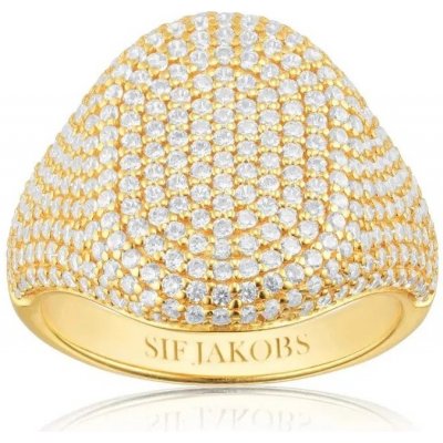 Sif Jakobs pozlacený prsten s kubickými zirkony Capizzi SJ R42240 CZ YG – Hledejceny.cz