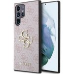 Guess PU 4G Metal Logo Samsung Galaxy S24 Ultra Pink – Sleviste.cz