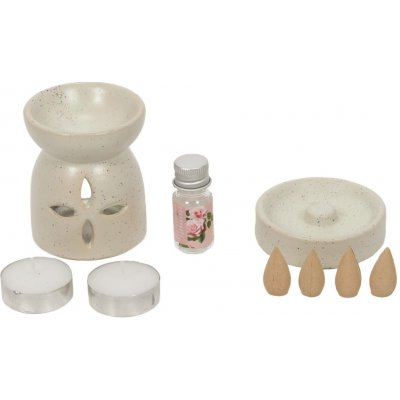 Home Styling Collection aroma lampa + vonné tyčinky HAPO 9 dílů béžová – Hledejceny.cz