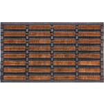 Hanse Home Collection Mix Mats Brushes 105647 Black Cocos hnědá 45x75 cm – Zboží Dáma