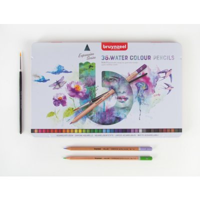 Bruynzeel 60313036 Pastelky Akvarel Expression 36 ks – Zboží Živě