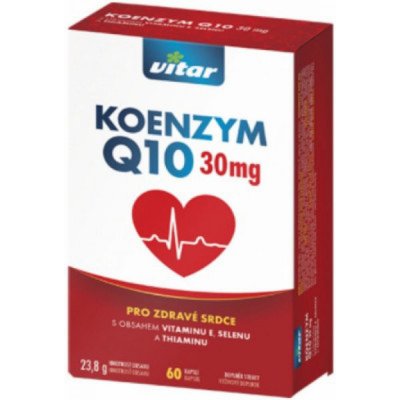 VITAR Koenzym Q10 30 mg 60 kapslí – Zbozi.Blesk.cz