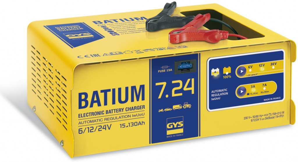 GYS FRANCE Batium 7-24, 6/12/24V +11A