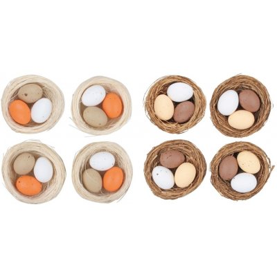 Vajíčka v hnízdě 5,5x5,5x3cm 4ks 7408 – Hledejceny.cz