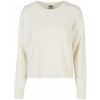 Dámský svetr a pulovr Ladies EcoVero Oversized Basic Sweater - whitesand