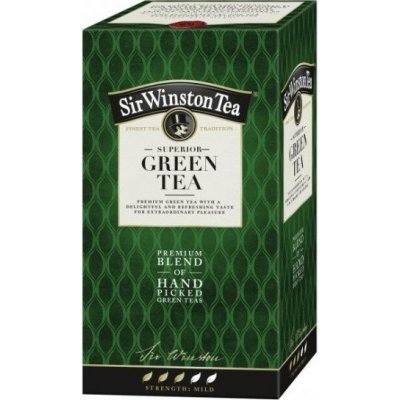 Sir Winston Tea Superior Zelený čaj 20 ks – Zbozi.Blesk.cz