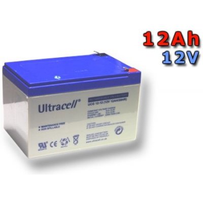 Ultracell UCG12-12 12V - 12Ah VRLA-GEL – Zboží Živě