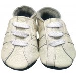 Ebooba kožené capáčky s koženou podrážkou bílé – Hledejceny.cz