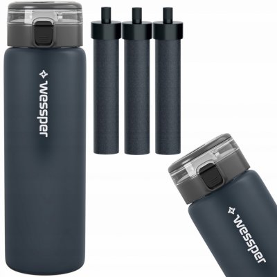 Wessper ActiveMax Clarti Glass 0,68 l stříbrná/šedá – Zboží Dáma