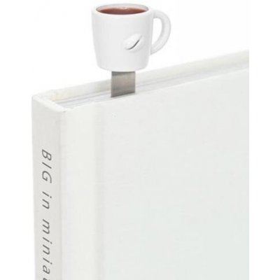 Záložka do knihy 3D - Šálek černé kávy – Hledejceny.cz