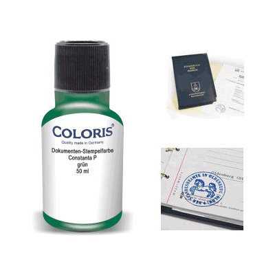 Coloris Razítková barva Constanta P zelená 50 g nesmazatelná z papíru – Zbozi.Blesk.cz