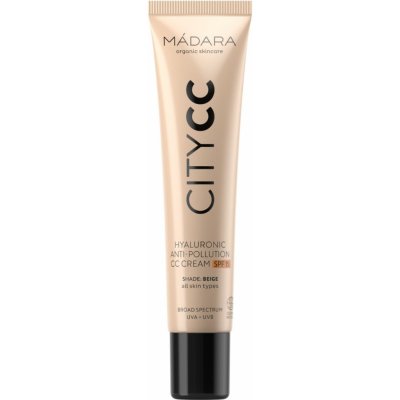 MÁDARA CC krém SPF15 Medium Citycc Hyaluronic Anti-Pollution CC Cream 40 ml – Zboží Dáma