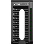 Nabíječka XTAR L8 AA, AAA 1,5V Li-Ion a 1,2V Ni-MH, 8 kanálů, USB-C – Sleviste.cz