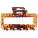 Hranatý perličkový skřipec Barva: hnědá – Zboží Dáma