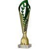Pohár a trofej Plastová trofej Zlato-zelený 33,5 cm