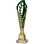Plastová trofej Zlato-zelený 33,5 cm – Sleviste.cz