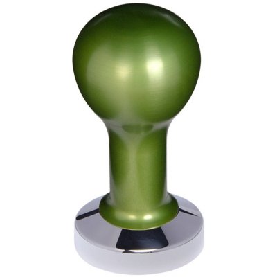 Buna Café Tamper kov zelený, nerez lesk, plochý 53 mm – Hledejceny.cz