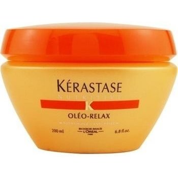 Kérastase Nutritive Oleo Relax Masque for Dry Rebelliou Hair Gelová vlasová maska pro vyhlazení a narovnání suchých, kudrnatých a nepoddajných vlasů 200 ml