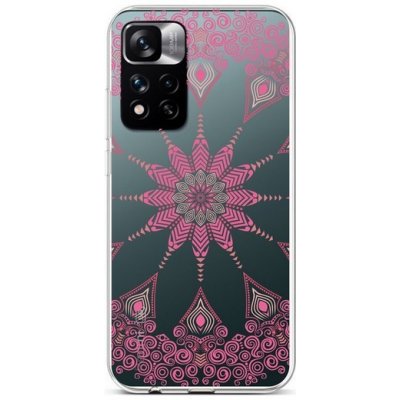 Pouzdro TopQ Xiaomi Redmi Note 11 Pro+ 5G silikon Pink Mandala