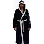 modro bílý župan pro muže huňatý s kapucí 1Z1334 modrá – Zboží Dáma