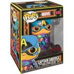 Funko Pop! 648 Marvel Black Light Captain America Marvel – Zboží Dáma