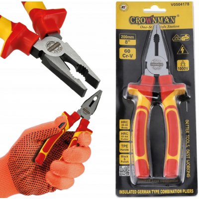 CROWNMAN Izolované univerzální štípací kleště 200mm CM-V0504178 – Hledejceny.cz