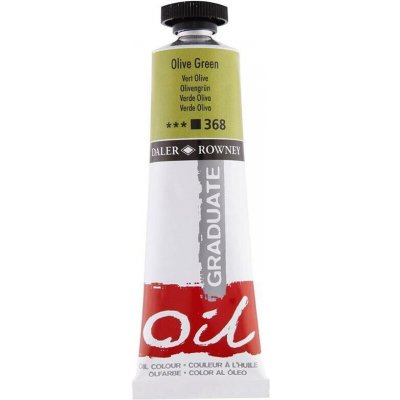Daler & Rowney Graduate oil 38 ml olive green 368 – Zboží Dáma