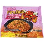 Fire Bull Instantní smažené nudle s hovězí příchutí Carbonara 137,8 g – Zboží Dáma