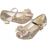 Lesklé střevíčky balerínky návštěvní botičky pro dívku – Zboží Mobilmania