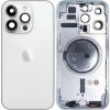 Náhradní kryt na mobilní telefon Kryt Apple iPhone 14 Pro - Zadní Housing (Silver), Silver