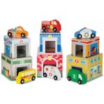 Melissa & Doug Stohování budov a aut – Zbozi.Blesk.cz