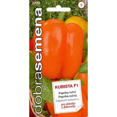 Paprika roční - pro skleníky a fóliovníky - Kubista F1 – Zboží Mobilmania