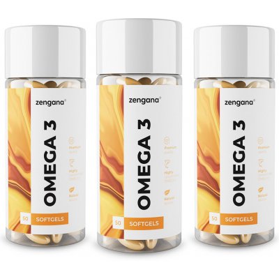 Zengana Omega 3, rybí olej, 2x 50 kapslí – Hledejceny.cz