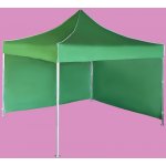 Expodum Nůžkový stan 3x3m hliníkový Zelená 2 boční plachty – Zboží Dáma