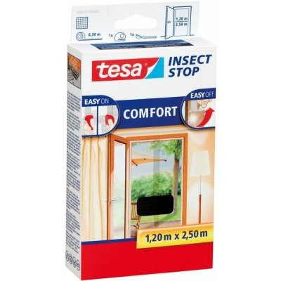 Tesa Insect Stop síť proti hmyzu COMFORT do dveří bílá 2 × 0,65 × 2,5 m, 55910-00020-00 – Zboží Mobilmania
