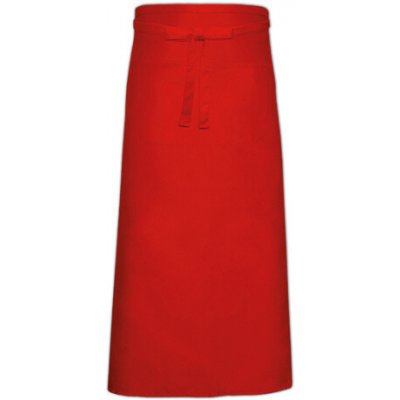 Link Kitchen Wear Bistro zástěra s přední kapsou X968T Red 100x100cm – Hledejceny.cz