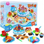 Inlea4Fun Sweet Cake dětská krájecí dort s 80 doplňky modrá – Sleviste.cz
