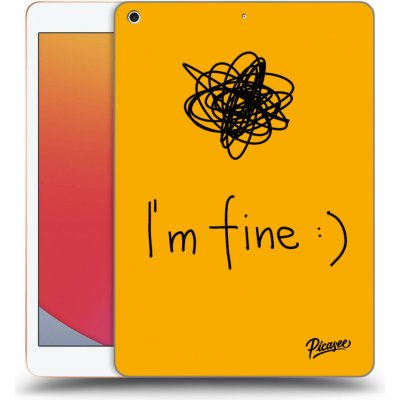 Picasee silikonový Apple iPad 10.2" 2020 8. gen I am fine čiré