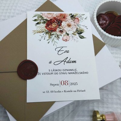 Svatební oznámení Garden 1 – Zboží Dáma