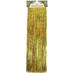 DOMMIO Vánoční ozdoby lameta zlatá 50 × 100 cm – Hledejceny.cz