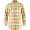 Dámská košile Fjällräven Övik Flannel Shirt W Chalk White-Dune Beige