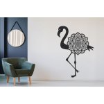 Lepy.cz Samolepka na zeď Plameňák - Mandala, rozměry 60x84cm Světle zelená – Zboží Dáma