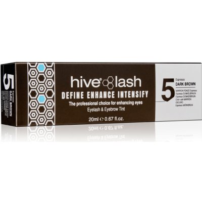 Hive Lash barva na řasy a obočí tmavě hnědá 20 ml – Zboží Dáma