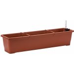 Plastia Samozavlažovací truhlík Bergamot 80 x 20 x 17 cm terakota – Sleviste.cz